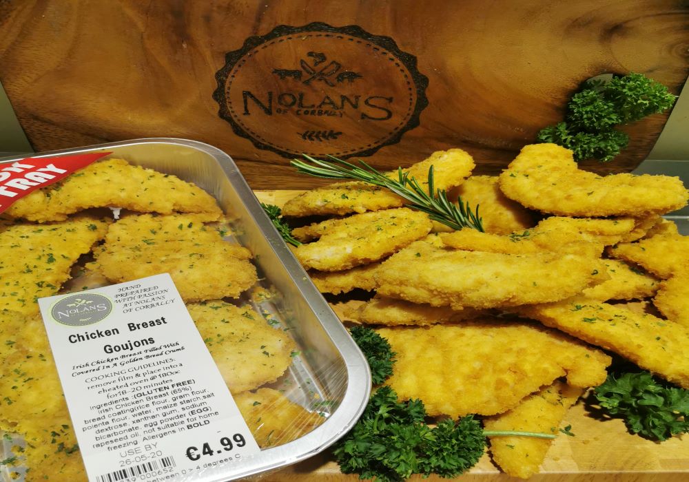 Chicken Breast Goujons €5.49 (Gluten Free)